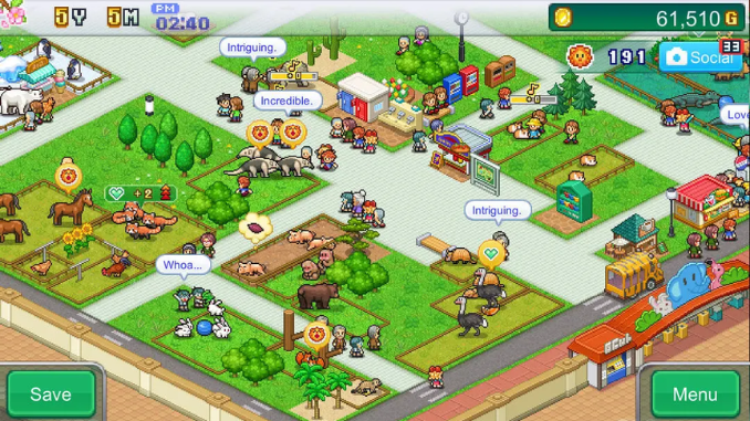Game dari Kairosoft memiliki ciri khas style pixel art, Kairosoft merupakan salah satu game developer indie berasal dari Jepang yang sering merilis game bergenre Tycoon